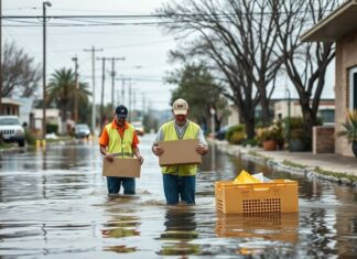 Las Vegas Community Rallies Together in Response to Recent Flooding The Las Vegas community comes together in response to recent flooding.